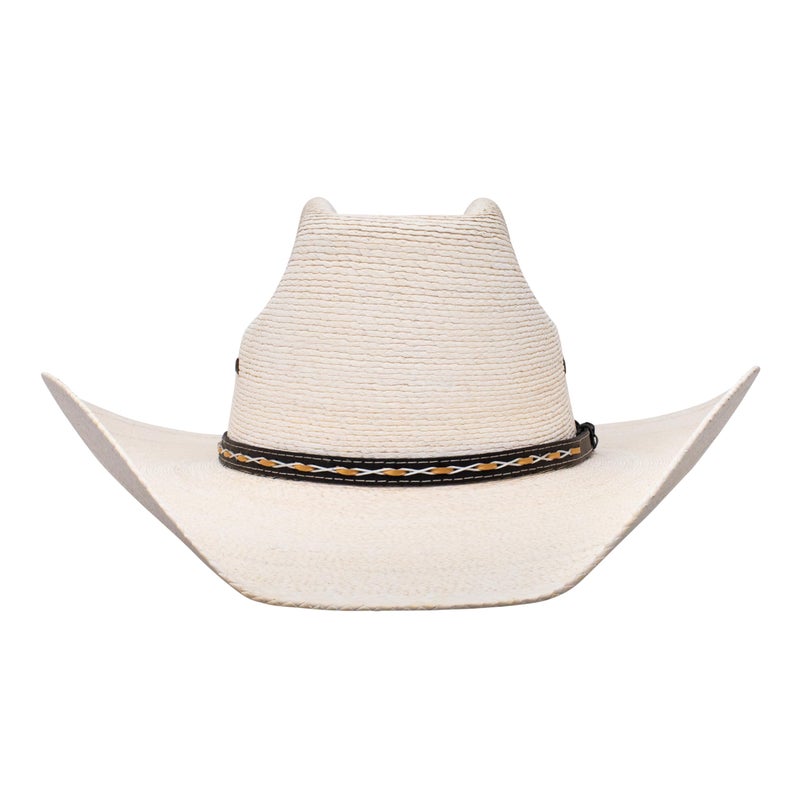 Stetson SSSQRE-7940 Square Eyelets Reg Oval Hat (US, Numeric, 7 5/8, Natural) - Image 3